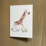 Giraffe Love Enclosure Card