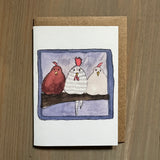 Rooster and The Ladies Enclosure Card
