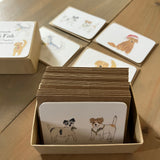 Christmas Dogs Tiny Flat Notes