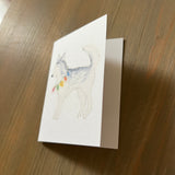 Sonoma & Christmas Lights - Husky Enclosure Card