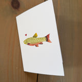 Brook Trout Love - Blank Card