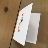 Puffin Love - Blank Card
