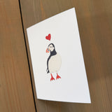 Puffin Love - Blank Card