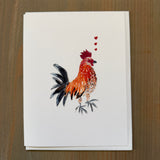 Napoleon Chicken Love - Blank Card