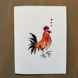 Napoleon Chicken Love - Blank Card