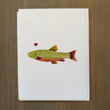 Brook Trout Love - Blank Card