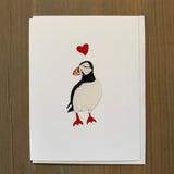 Puffin Love - Blank Card