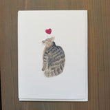 Charlie Boggs Kitty - Blank Card