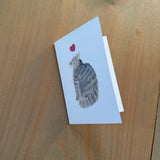Charlie Boggs Kitty Love - Enclosure Card