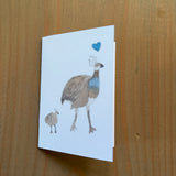 Mumma Peahen Love - Enclosure Card