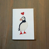 Puffin Love - Enclosure Card