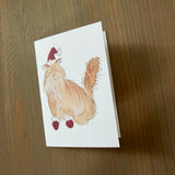 Katniss Santa Kitty - Orange Cat Enclosure Card