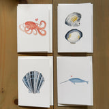 Ocean Creatures Little Notecard Set