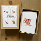 Maine Woodland Christmas Little Notecard Set
