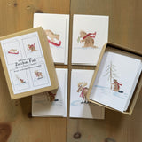 Maine Woodland Christmas Little Notecard Set