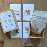 Maine Woodland Christmas Little Notecard Set
