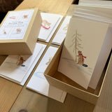 Maine Woodland Christmas Little Notecard Set