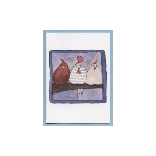 Rooster and The Ladies Enclosure Card