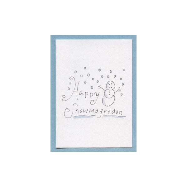 Happy Snomageddon Enclosure Card