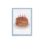 Happy Birthday My Friend (Red Candles) Enclosure Card