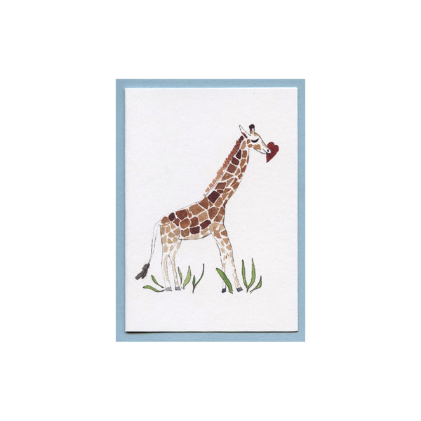 Giraffe Love Enclosure Card