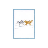 Christmas Dogs Enclosure Card