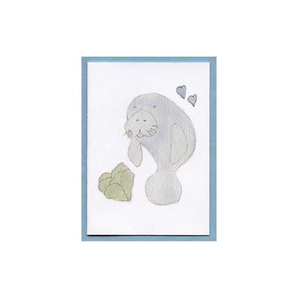 Manatee Love Enclosure Card