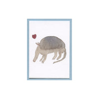 Armadillo Love Enclosure Card