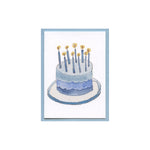 Wave Birthday Cake Enclosure Card