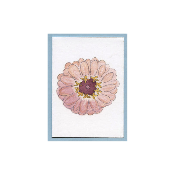 Blush Zinnia Enclosure Card