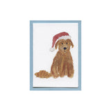 Santa Pepper - Golden Doodle Enclosure Card