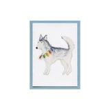 Sonoma & Christmas Lights - Husky Enclosure Card