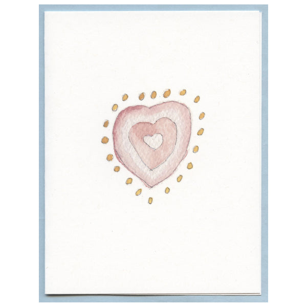 Heart in Heart Blank Card