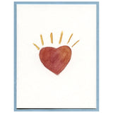 Bright Heart Blank Card