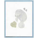 Manatee Love Blank Card