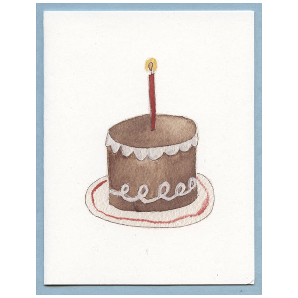 Hostess Birthday Cake Blank Card