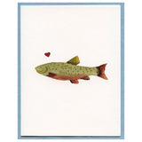 Brook Trout Love - Blank Card