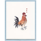 Napoleon Chicken Love - Blank Card