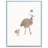 Mumma Peahen Love - Blank Card