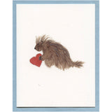 Porcupine Love - Blank Card
