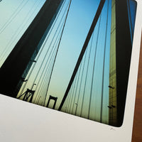Deleware Memorial Bridge Art Print