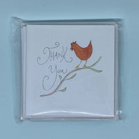 Thank You Chicken Mini Card 5 Pack