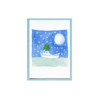 Snowy Sea Balsam Tree Enclosure Card