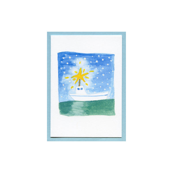 Snowy Sea Star Enclosure Card