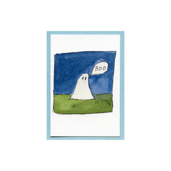 Scary Ghost Enclosure Card