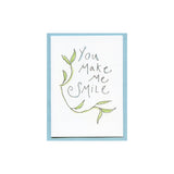 You Make Me Smile Enclosure Card