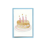 Happy Birthday Heart Cake Enclosure Card