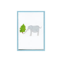 Elephant & Tree Enclosure Card