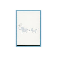 Elephant Baby Enclosure Card