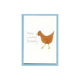 Happy Clucking Birthday Enclosure Card